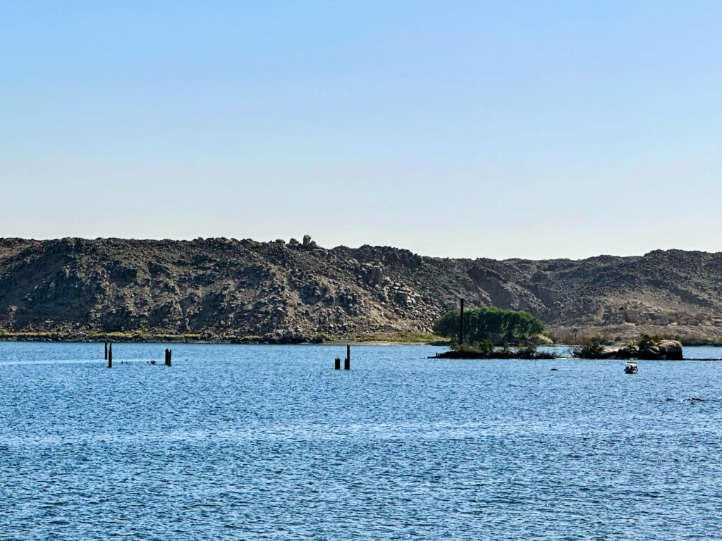 Pozostałości po wyspie Philae