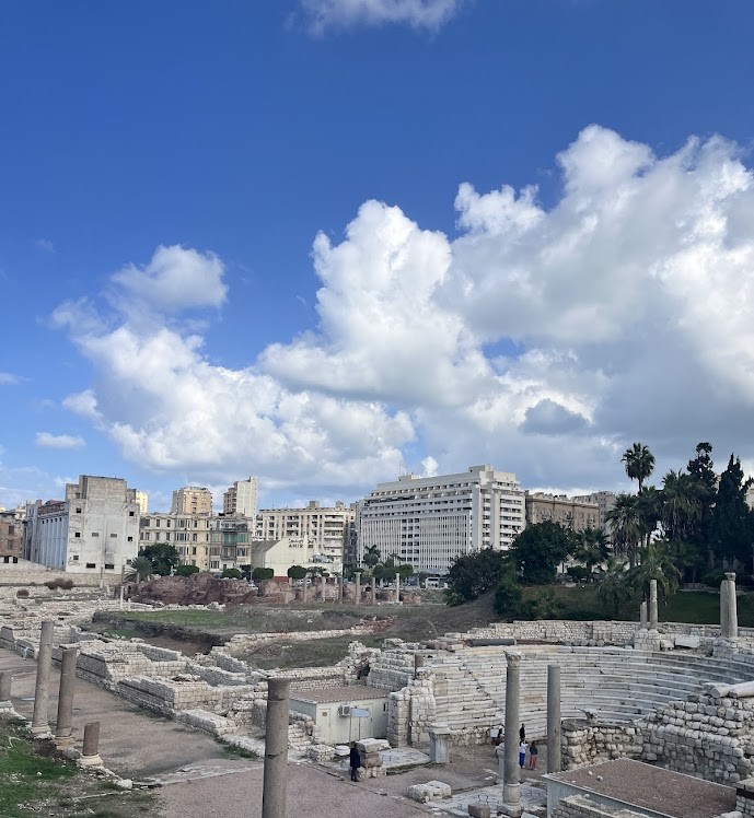 Rzymski teatr w Aleksandrii, datowany na okres rzymski (II–IV w. n.e.).