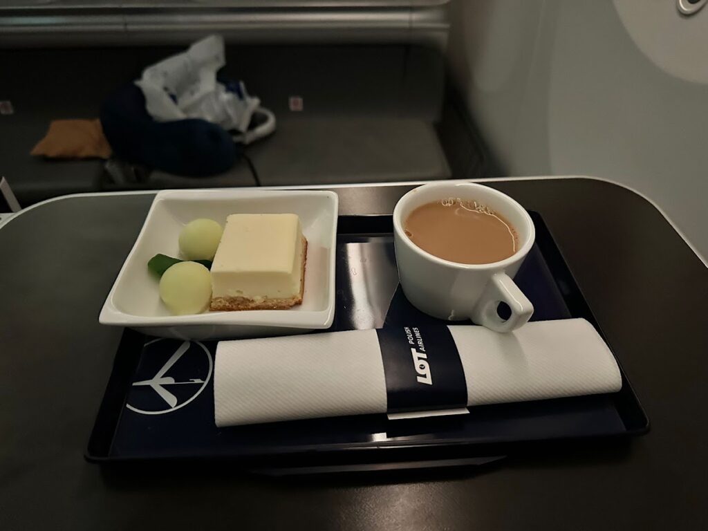 Deser podany godzinę po obiedzie