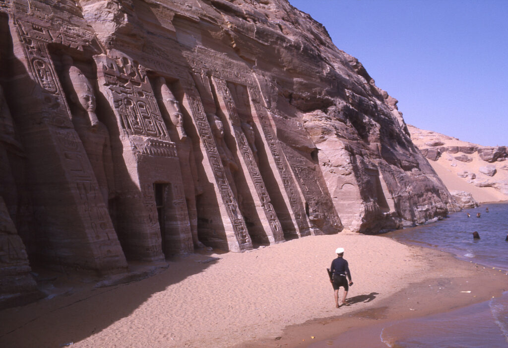 Świątynia Nefertari, Abu Simbel, Egipt. 1964r.